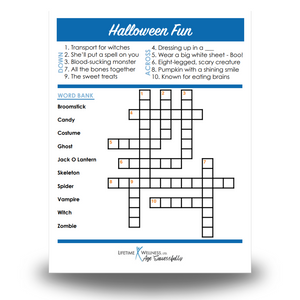 Monthly Crossword Puzzles for Seniors