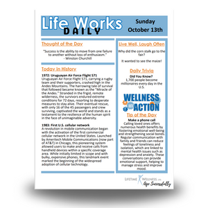 Life Works Daily: Stories, Trivia & Jokes for Seniors